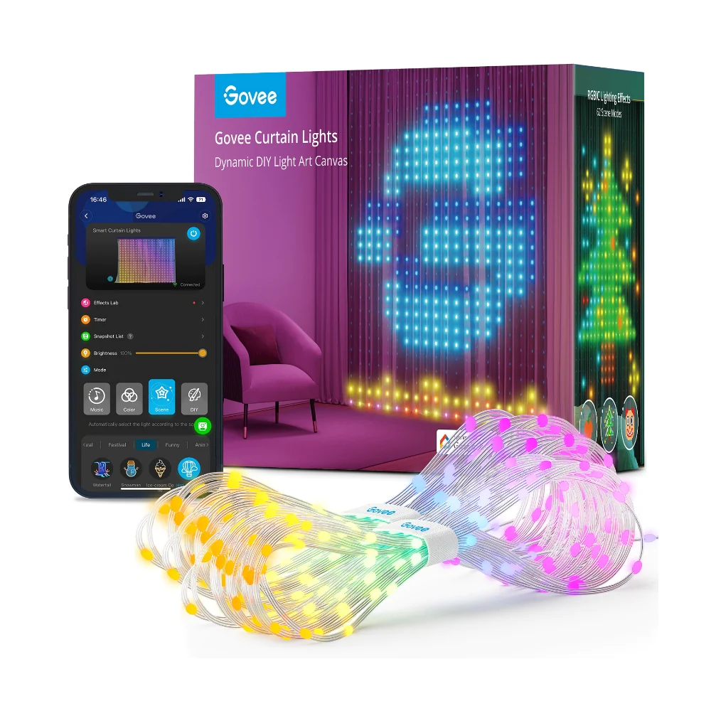 Govee Curtain Lights - ١٢٥ الف