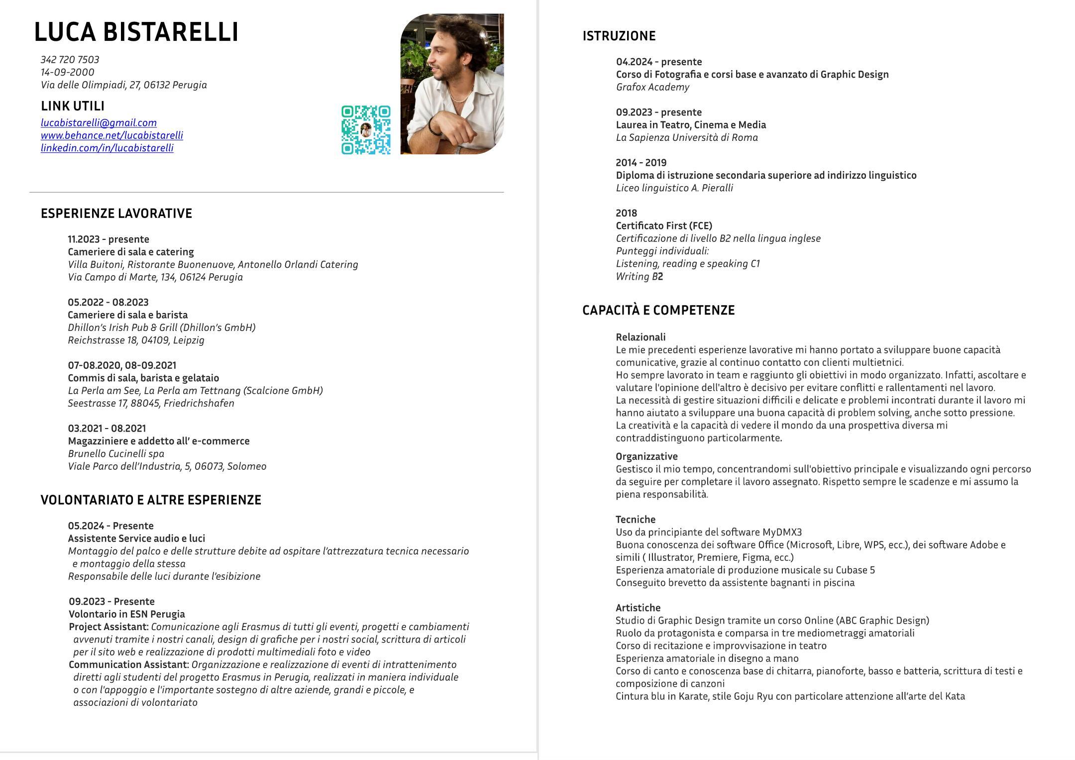 My Resume - more details