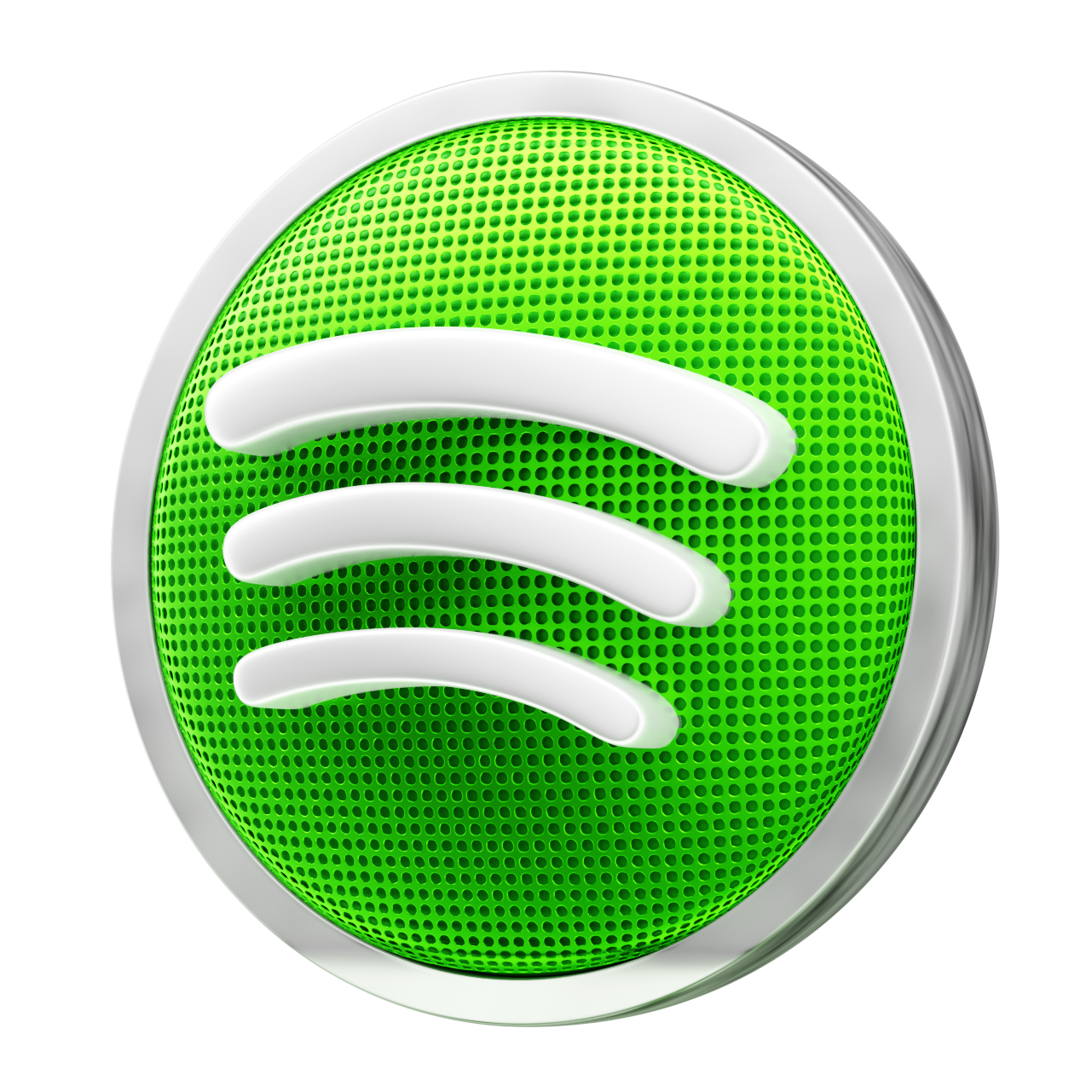 3D Spotify logo