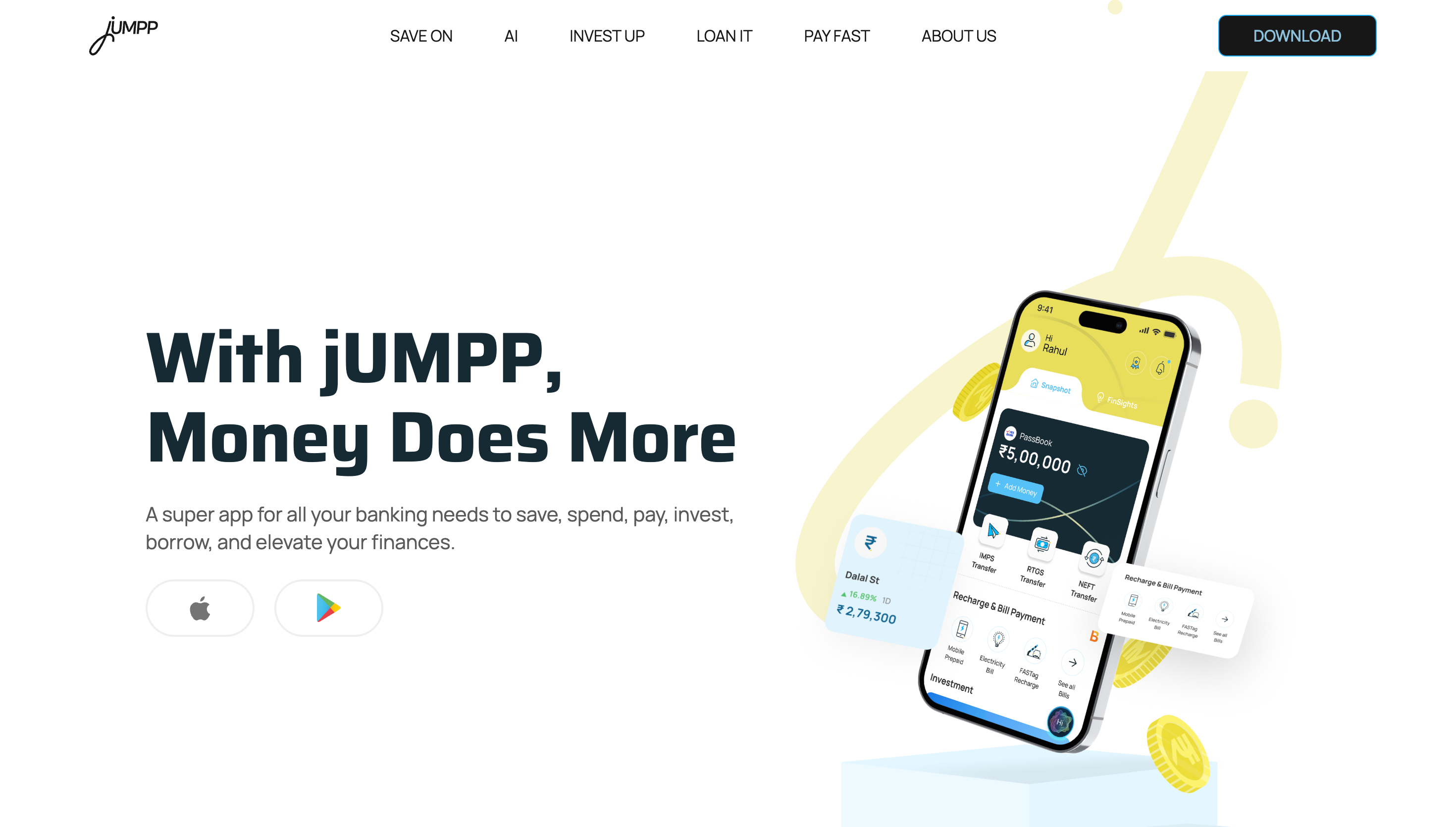 Jumpp - AI Powered Neobank App